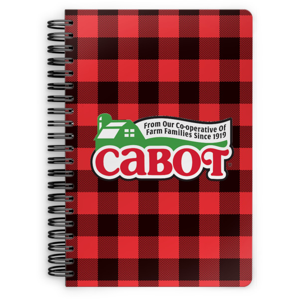 Custom Lumberjack Plaid Spiral Notebook (Personalized)