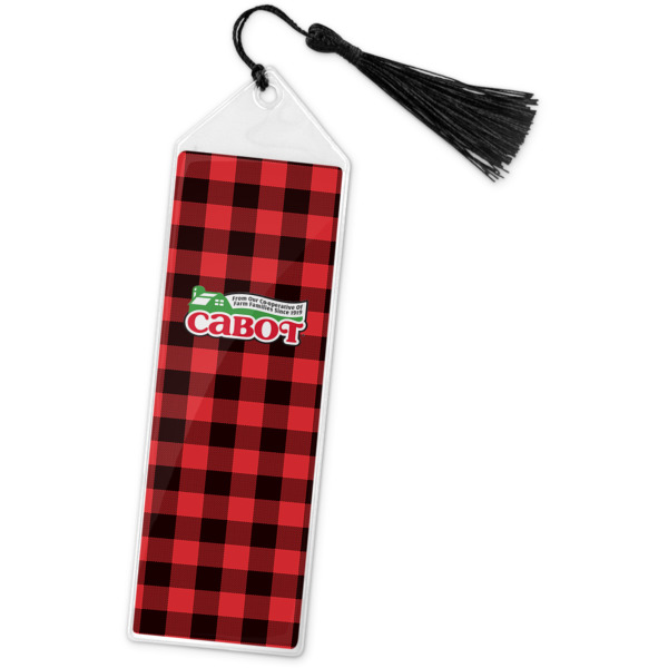 Custom Lumberjack Plaid Book Mark w/Tassel (Personalized)