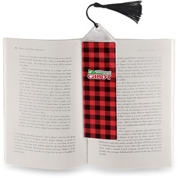 Custom Design - Bookmark w/ Tassel - In Book