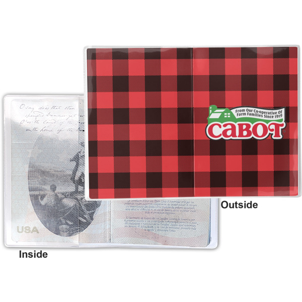 Custom Design - Vinyl Passport Holder - Flat Front and Back