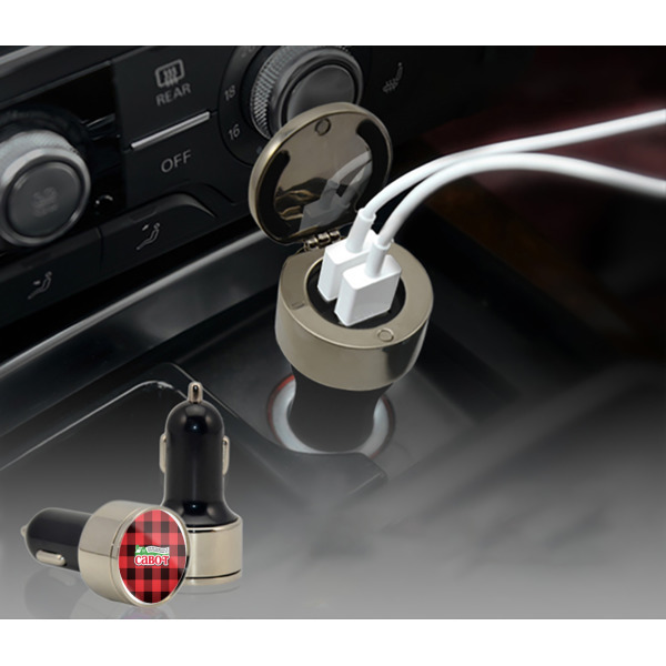 Custom Design - USB Car Charger - in cigarette plug