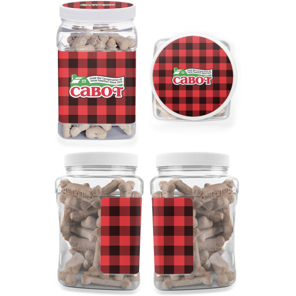 Custom Design - Pet Treat Jar - Multiple Angles