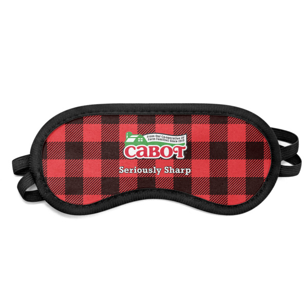 Custom Lumberjack Plaid Sleeping Eye Mask (Personalized)