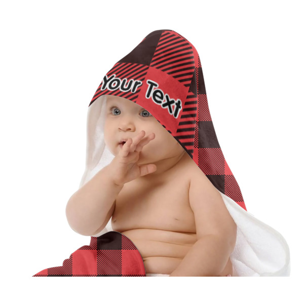 Custom Design - Baby Hooded Towel on Child