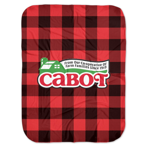 Custom Lumberjack Plaid Baby Swaddling Blanket (Personalized)