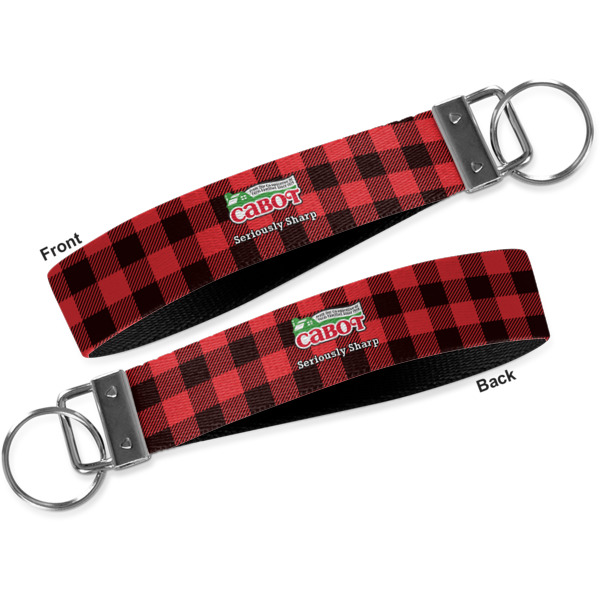 Custom Design - Key-chain - Metal and Nylon - Front and Back