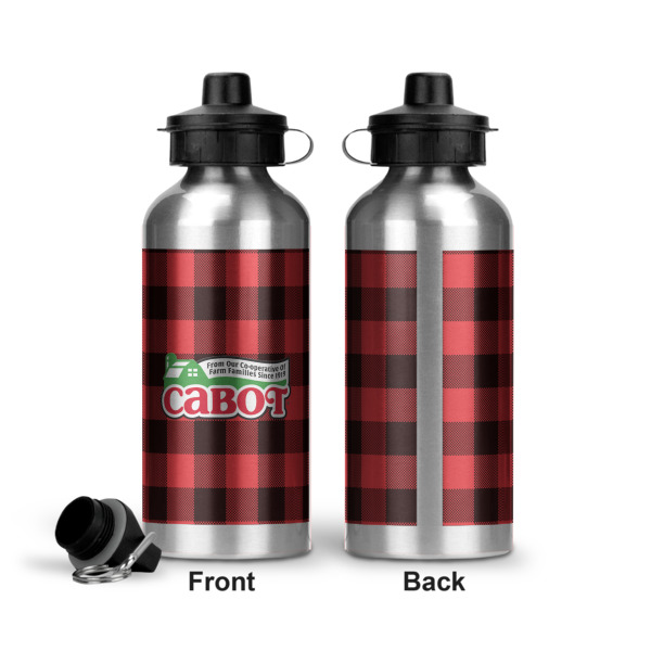 Custom Design - Aluminum Water Bottle - Front and Back