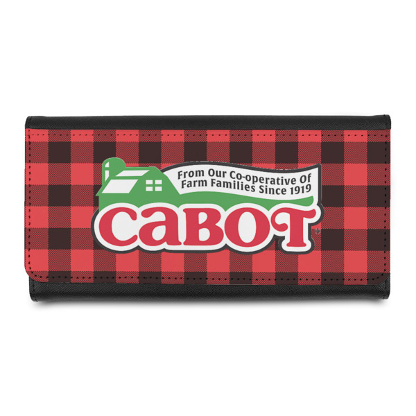 Custom Lumberjack Plaid Leatherette Ladies Wallet (Personalized)