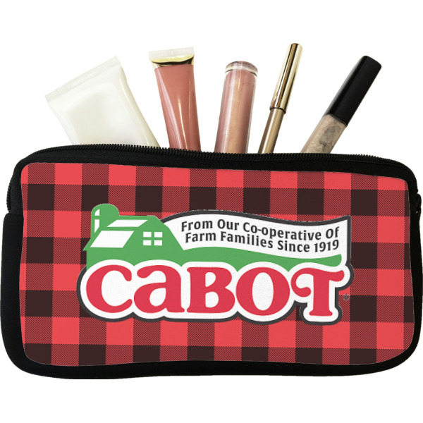 Custom Lumberjack Plaid Makeup / Cosmetic Bag - Small (Personalized)