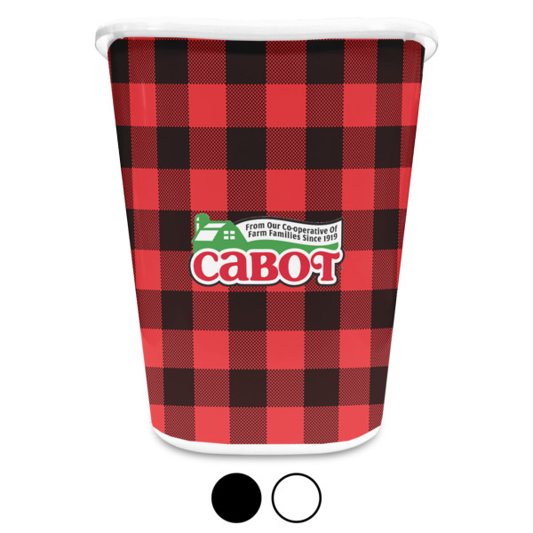 Custom Design - Waste Basket - Both Colors - Front