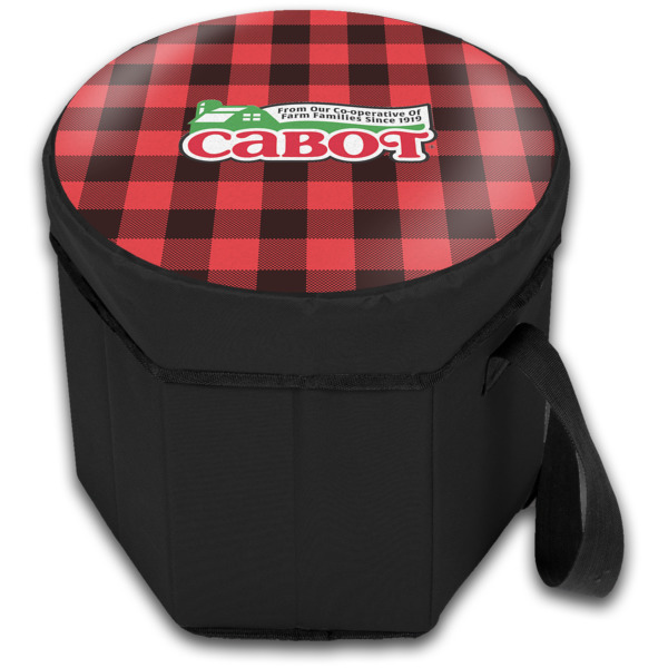 Custom Design - Collapsible Personalized Cooler & Seat (Closed)