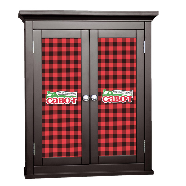 Custom Lumberjack Plaid Cabinet Decal - Custom Size (Personalized)