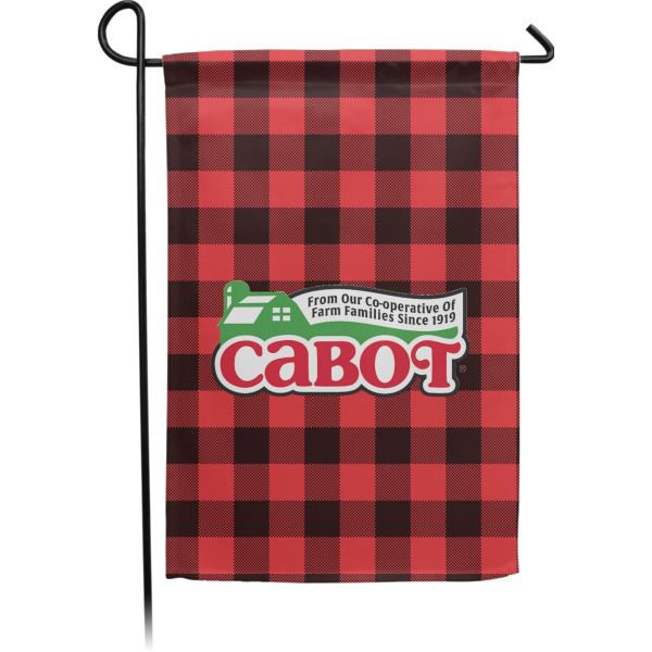 Custom Lumberjack Plaid Garden Flag (Personalized)