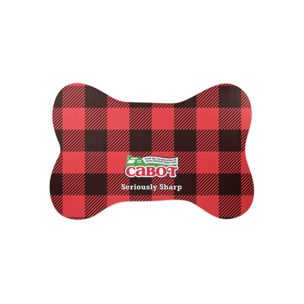 Custom Design Your Own Bone Shaped Dog Food Mat - Small