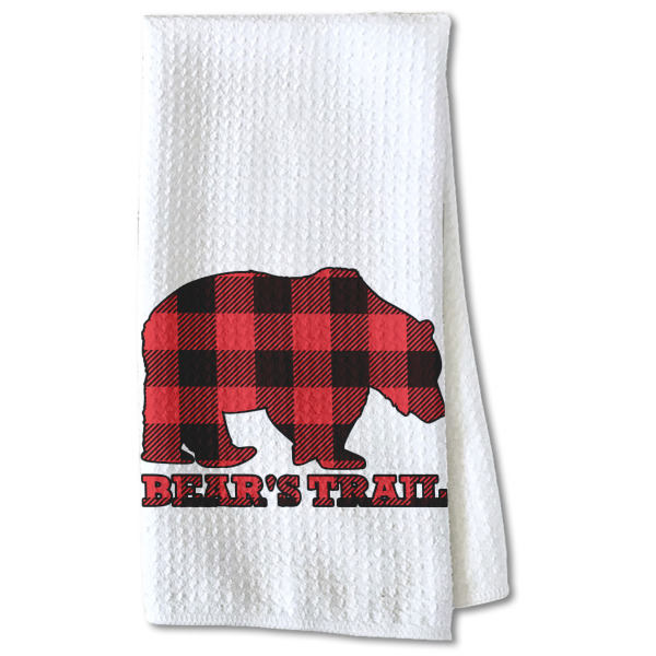 Custom Design - Waffle Towel - Partial Print Print Style Image