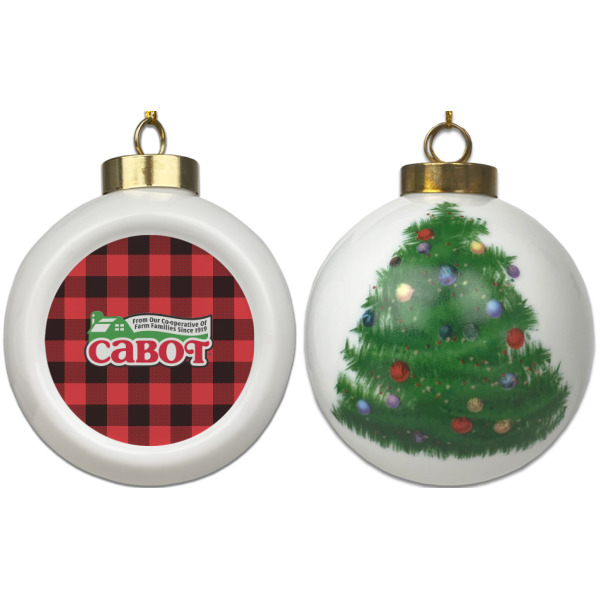 Custom Design - Ceramic Christmas Ornament - X-Mas Tree (APPROVAL)
