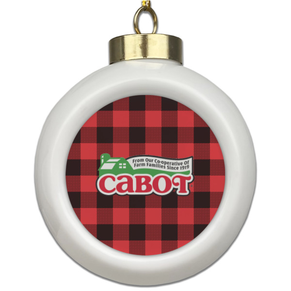 Custom Design Your Own Ceramic Ball Ornament