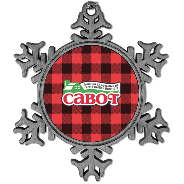 Custom Design Your Own Vintage Snowflake Ornament