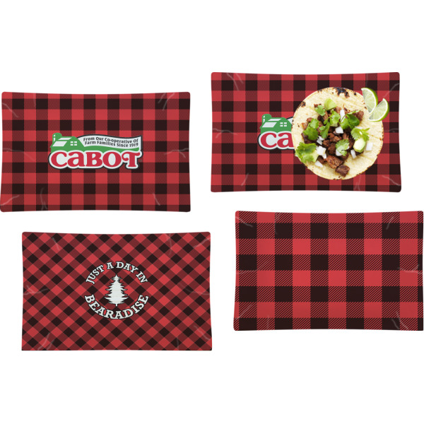 Custom Design - Set of Rectangular Dinner Plates