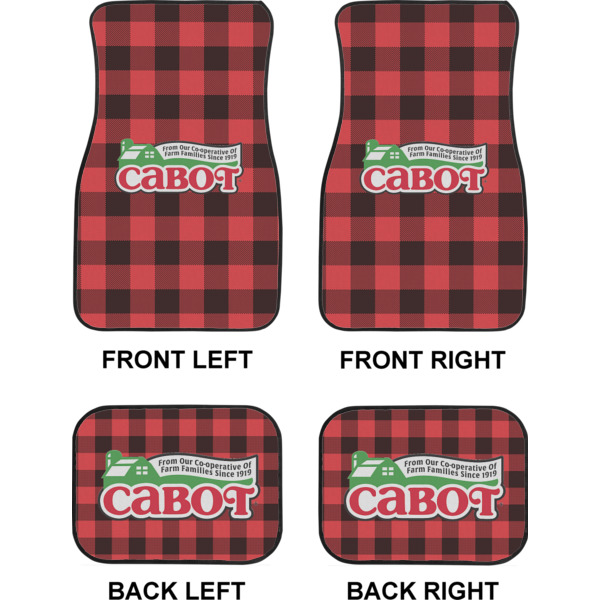 Custom Design - Car Floor Mats Set (2F + 2B)
