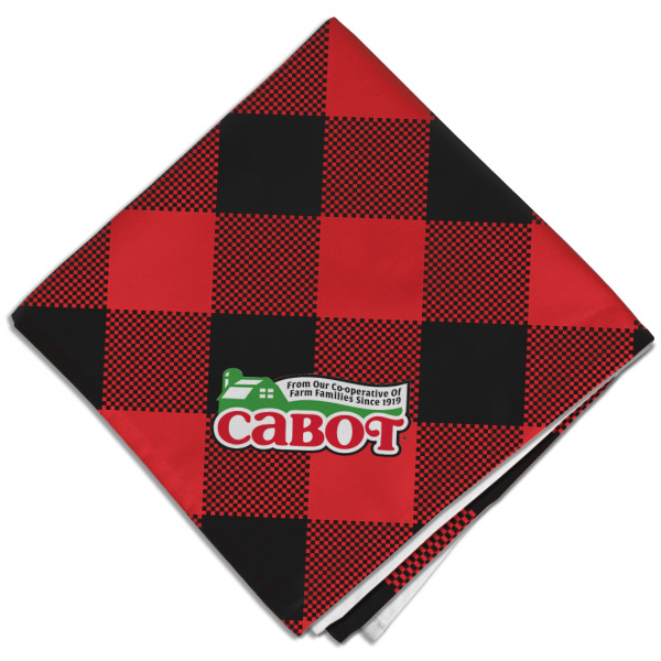 Custom Lumberjack Plaid Cloth Dinner Napkin - Single w/ Name or Text