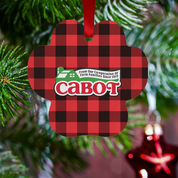 Custom Design - Metal Paw Ornament - Lifestyle