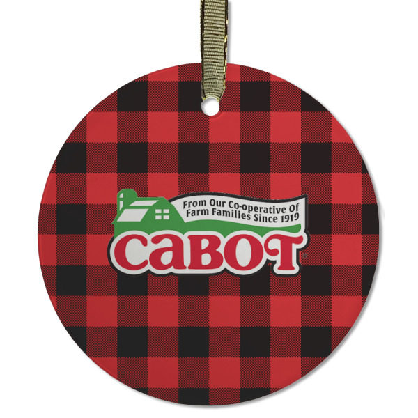 Custom Design - Frosted Glass Ornament - Round