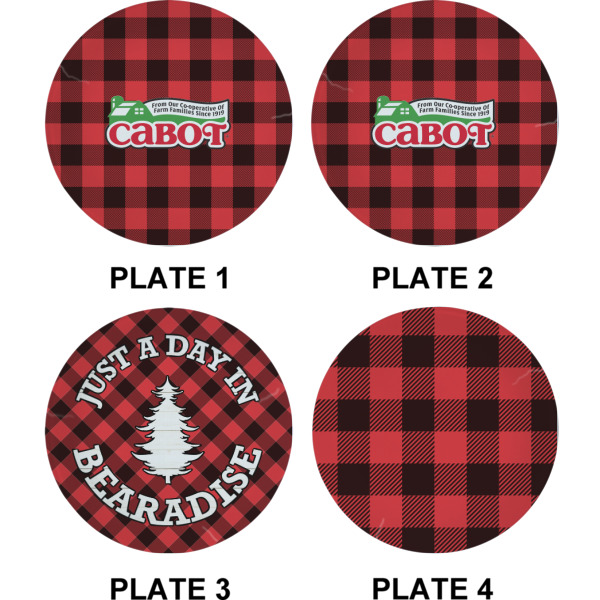 Custom Design - Set of Appetizer / Dessert Plates (Approval)