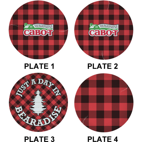 Custom Design - Set of Lunch / Dinner Plates (Approval)