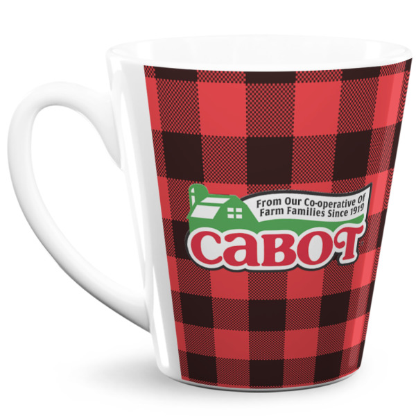 Custom Lumberjack Plaid 12 Oz Latte Mug (Personalized)
