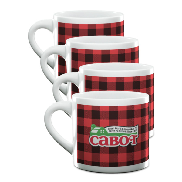 Custom Design Your Own Double Shot Espresso Cups - Set of 4