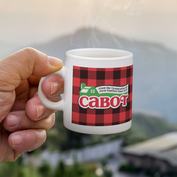 Custom Design - Single Shot Espresso Cup - Lifestyle in Hand