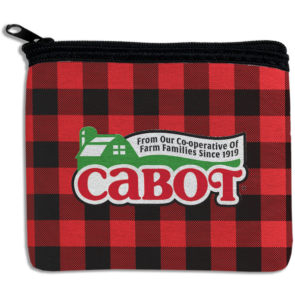 Custom Lumberjack Plaid Rectangular Coin Purse (Personalized)