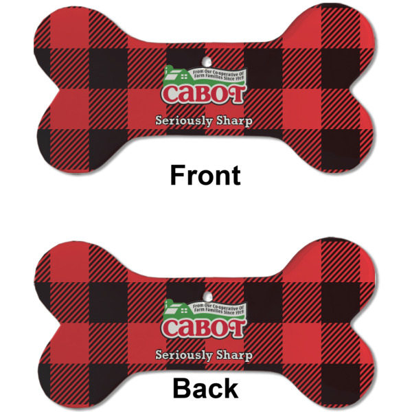 Custom Design - Ceramic Flat Ornament - Bone Front & Back (APPROVAL)