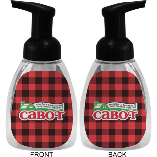 Custom Design - Foam Soap Bottle - Black - Front & Back