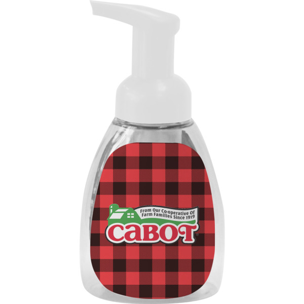 Custom Lumberjack Plaid Foam Soap Bottle (Personalized)