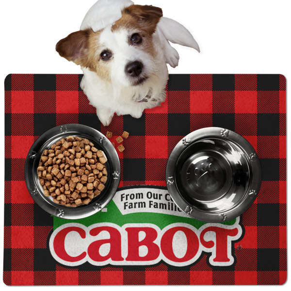 Custom Design - Dog Food Mat - Medium LIFESTYLE