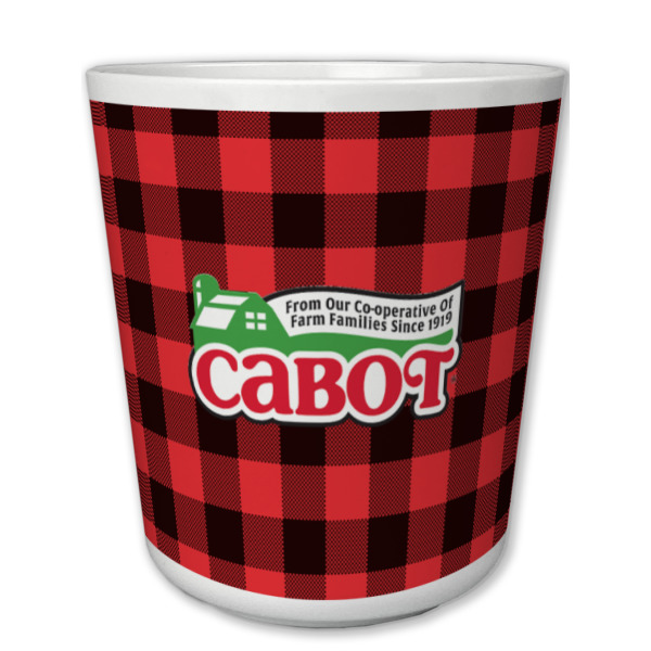 Custom Lumberjack Plaid Plastic Tumbler 6oz (Personalized)