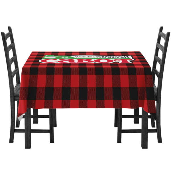Custom Lumberjack Plaid Tablecloth (Personalized)