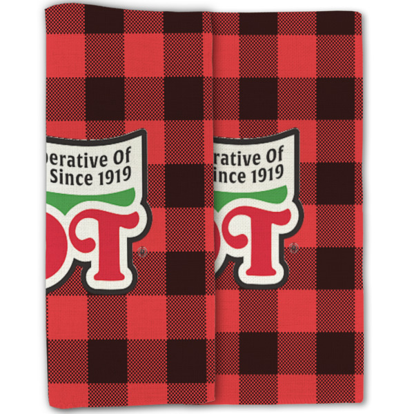 Custom Design - Linen Placemat - Double Sided - Folded Half