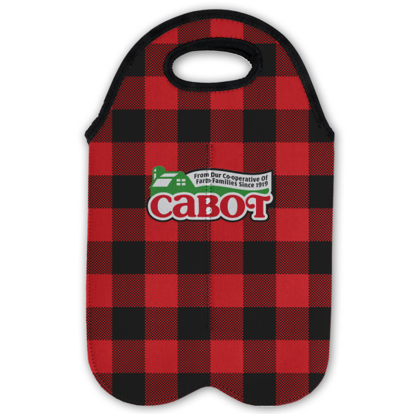 Custom Design - Double Wine Tote - Flat