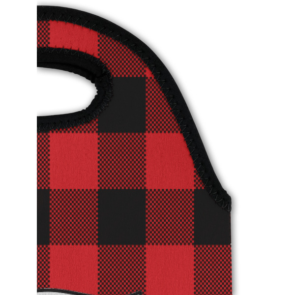 Custom Design - Double Wine Tote - Top Closeup