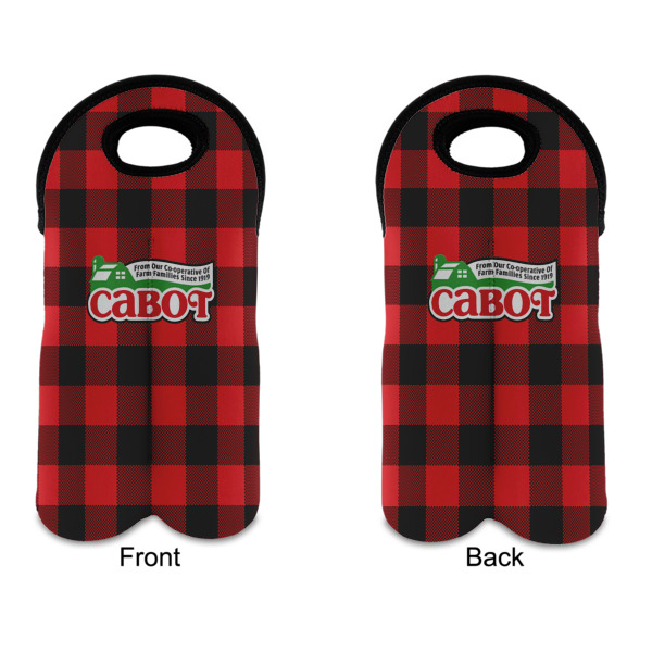 Custom Design - Double Wine Tote - Front & Back