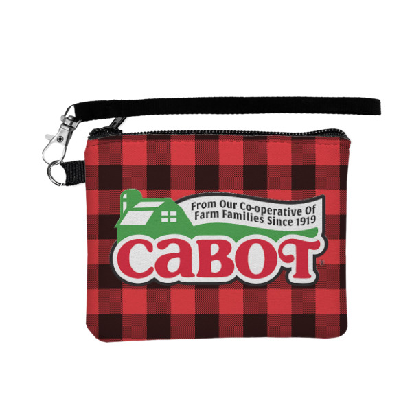Custom Lumberjack Plaid Wristlet ID Case w/ Name or Text