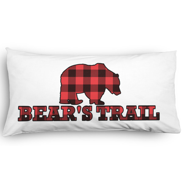 Custom Lumberjack Plaid Pillow Case - King - Graphic (Personalized)