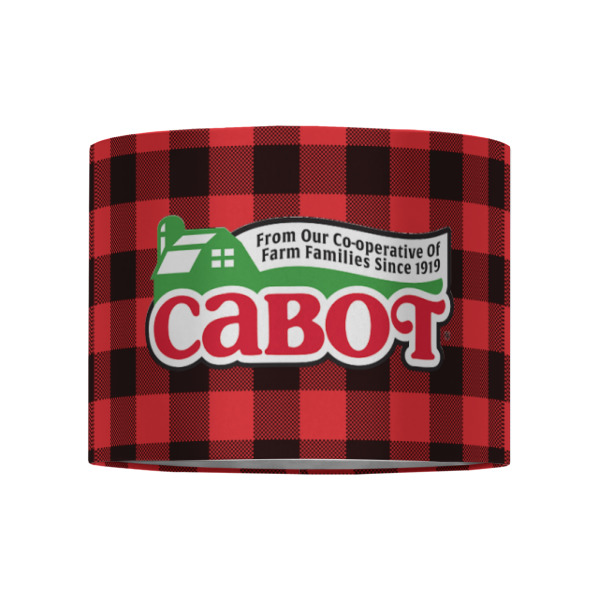 Custom Design - 8" Drum Lampshade - Front (Fabric)