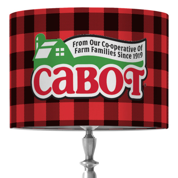 Custom Lumberjack Plaid 16" Drum Lamp Shade - Fabric (Personalized)