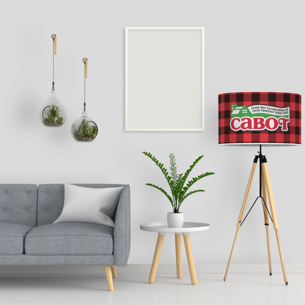 Custom Design - 12" Drum Lampshade - LIFESTYLE