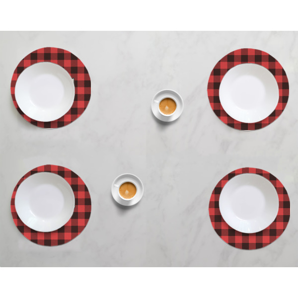 Custom Design - Round Linen Placemats - LIFESTYLE (set of 4)