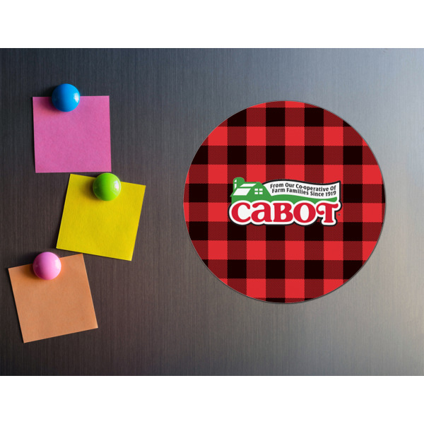 Custom Design - Round Fridge Magnet - LIFESTYLE